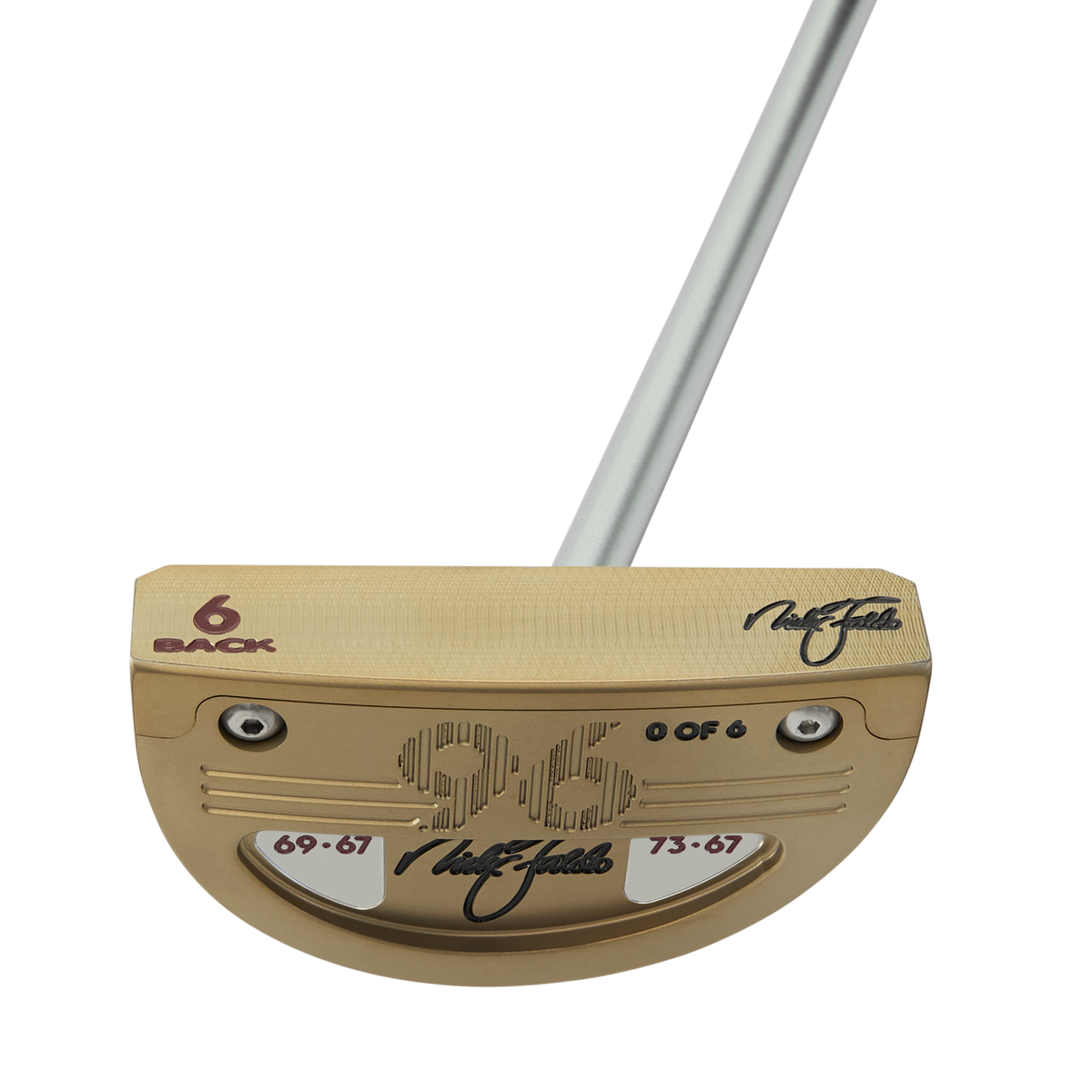 Sir Nick Faldo Six Back in '96 Gold Flame Antidote SB5 0-of-6