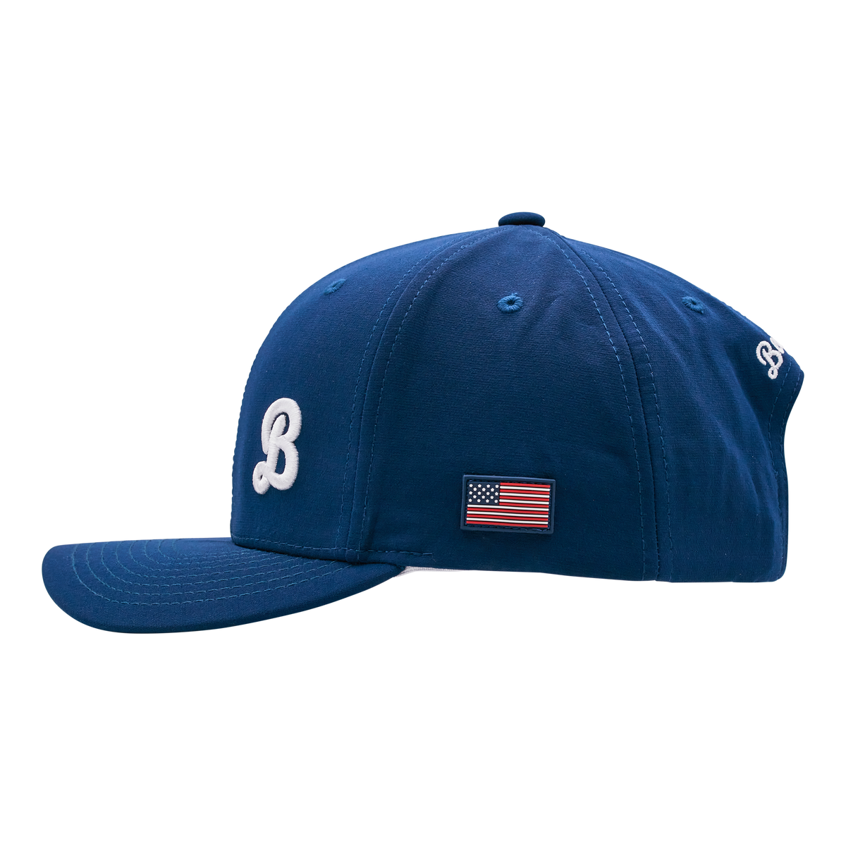 Bettinardi Cursive B Navy Snapback Performance Hat Bettinardi Golf Studio B