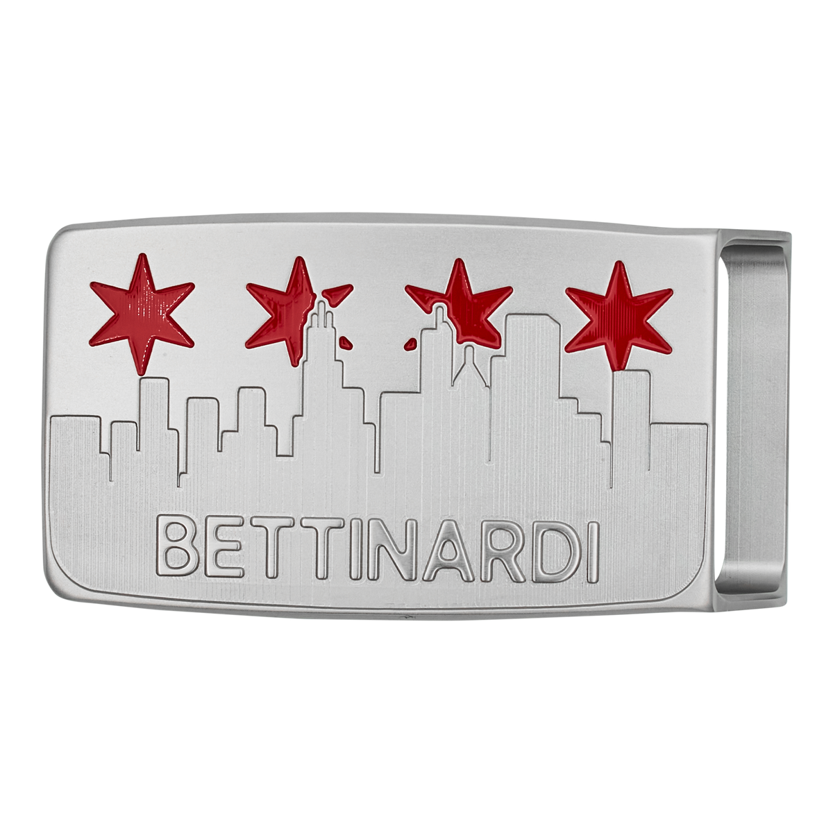 Bettinardi Chicago Skyline Milled Belt Buckle Bettinardi Golf Studio B