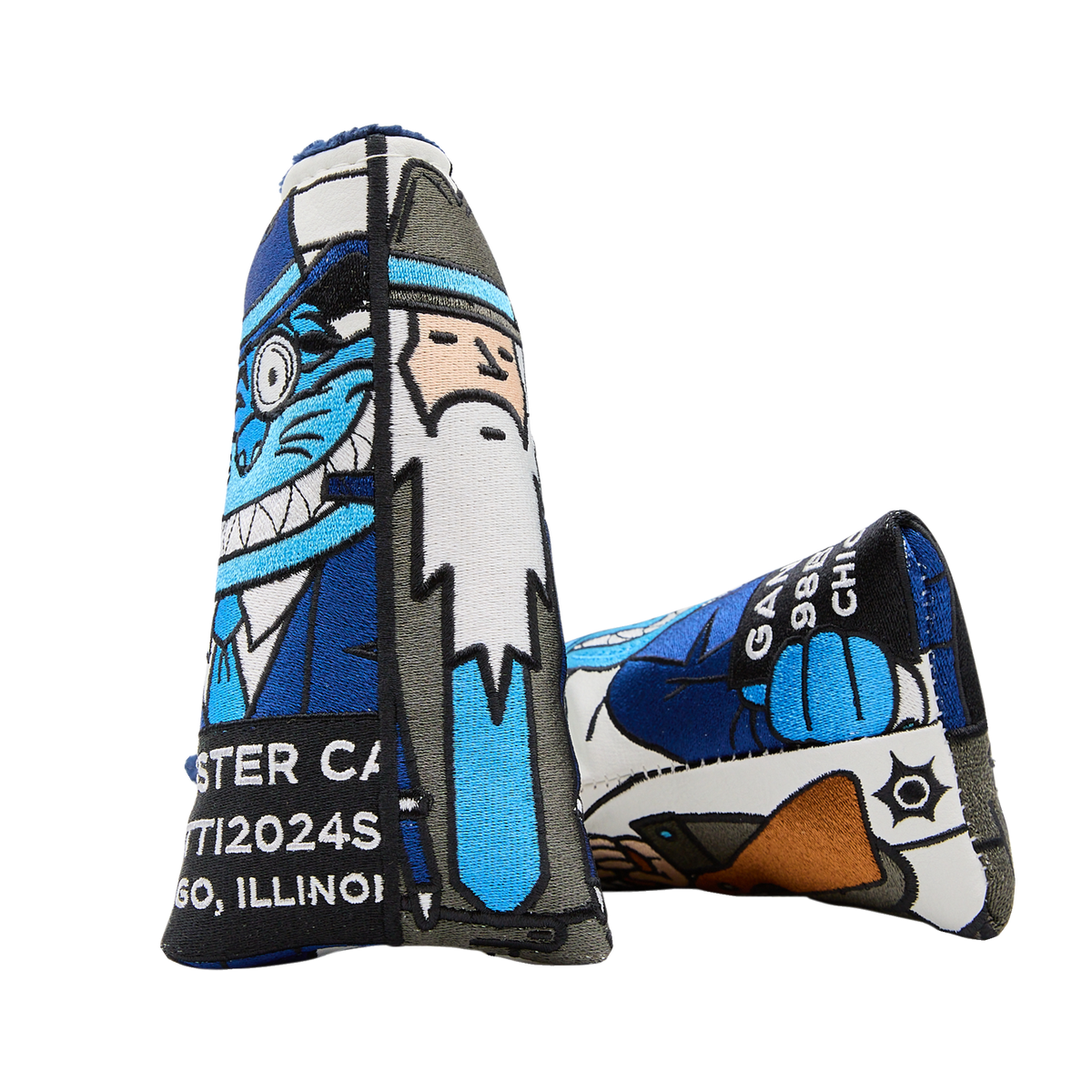 MISU A BARBE☆FLAPPY COVER Most Wanted Gangster Mash Up Blade Putter Headcover
