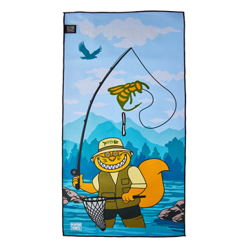 Gone Fishin’ 2024 Flyfishing Fat Cat Players Towel - front