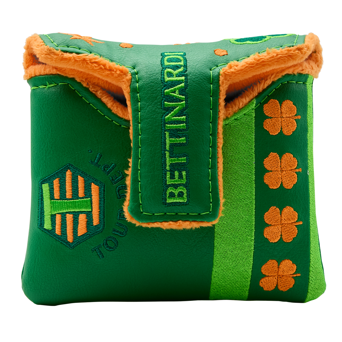 St. Patrick's Day Luck O' Irish Cat Mallet Putter Headcover - Oak