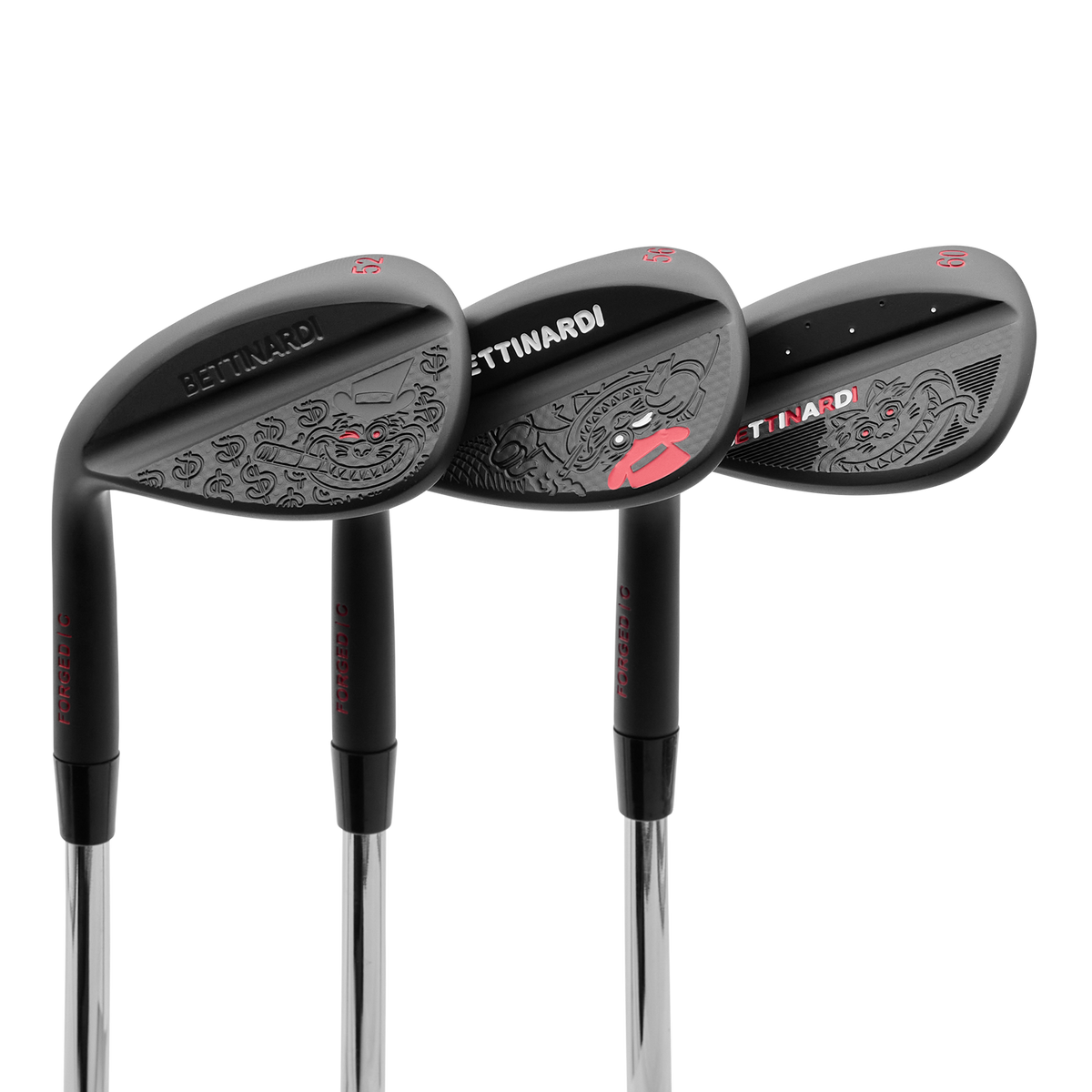 Multi Gangster Cat Lefty Black Ox HLX 6.0 Wedge Set (52°, 56°, 60