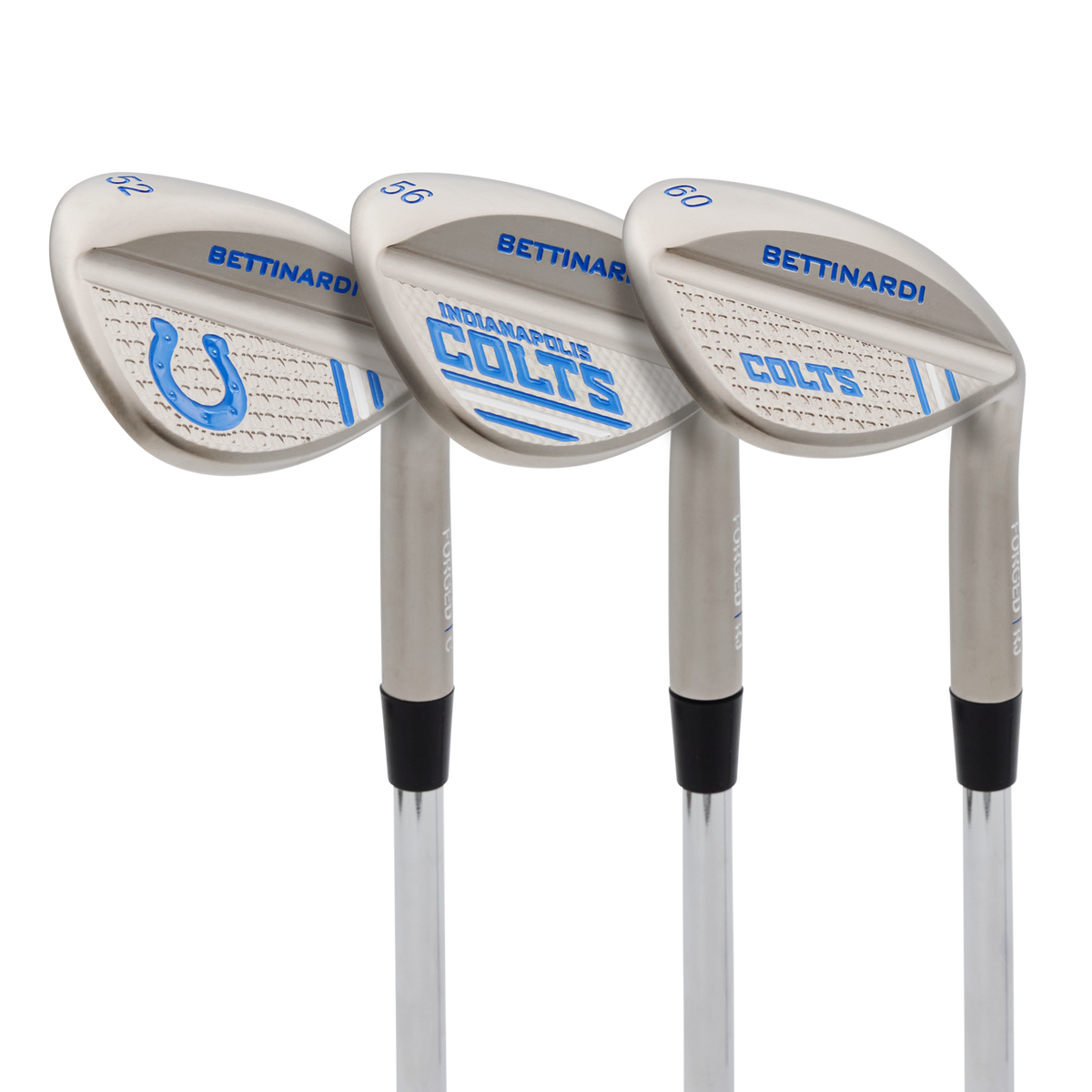 Indianapolis Colts Satin Nickel HLX 6.0 Wedge Set (52°, 56°, 60