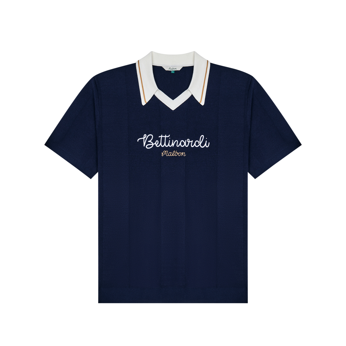 Malbon x Bettinardi Knit Polo (Maritime Blue) | Bettinardi Golf