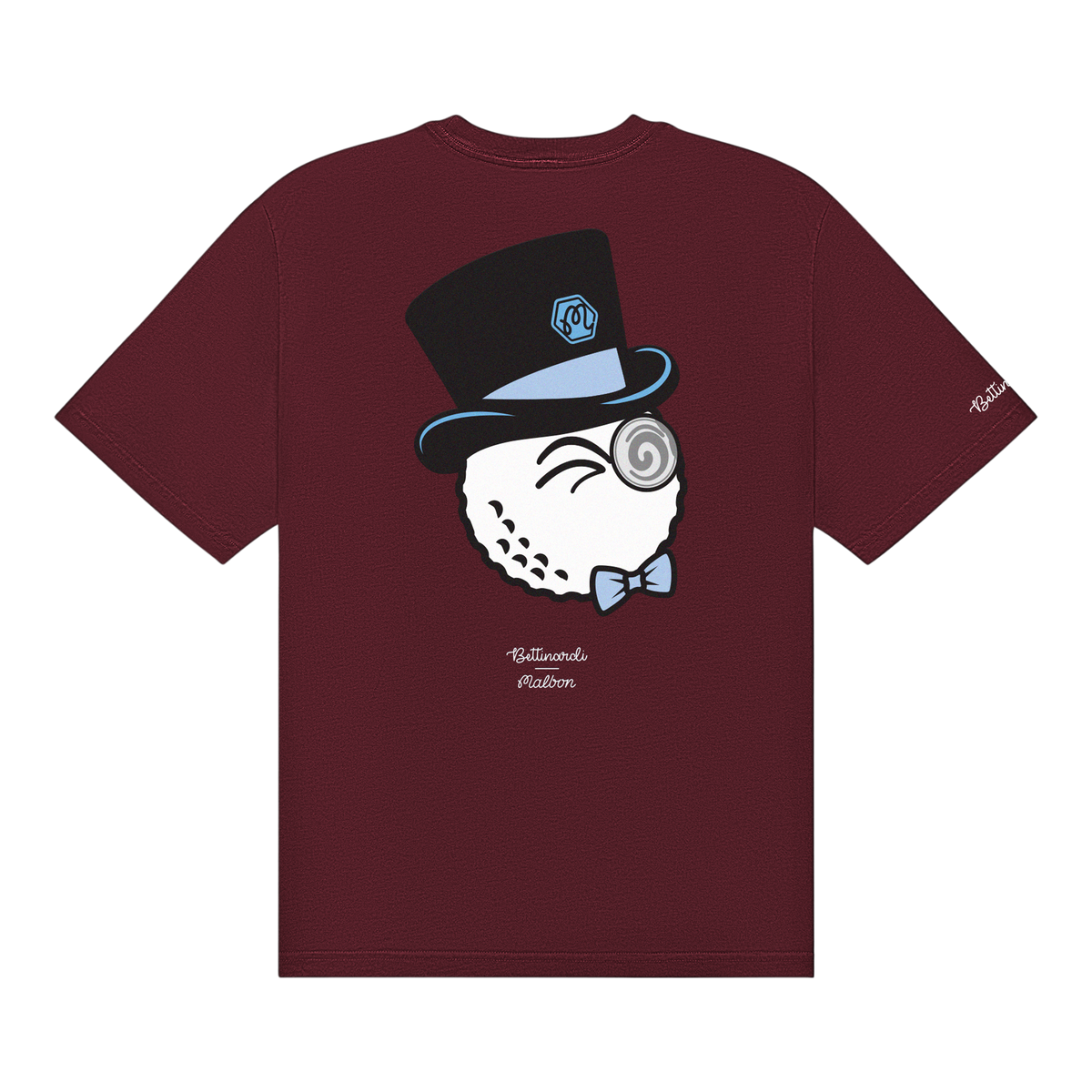 Malbon x Bettinardi Gangster Buckets Bermuda Tee (Cabernet