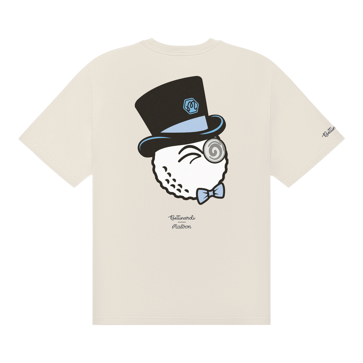Malbon x Bettinardi Gangster Buckets Bermuda Tee (Egret