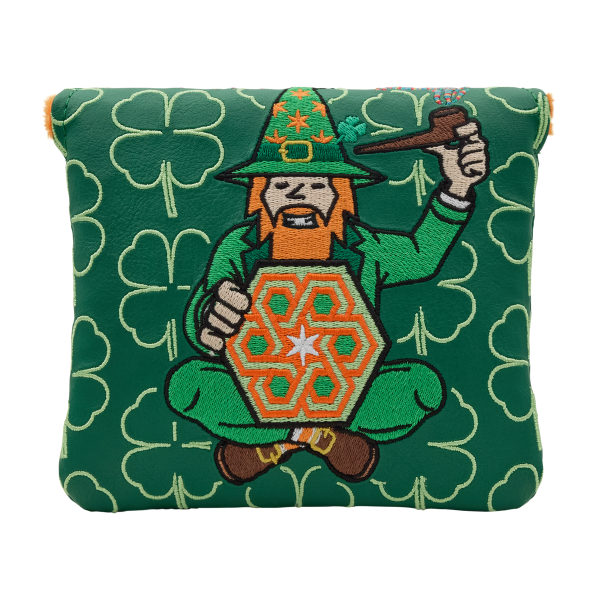 St. Patrick's Day Lucky Wizard Mallet Putter Headcover