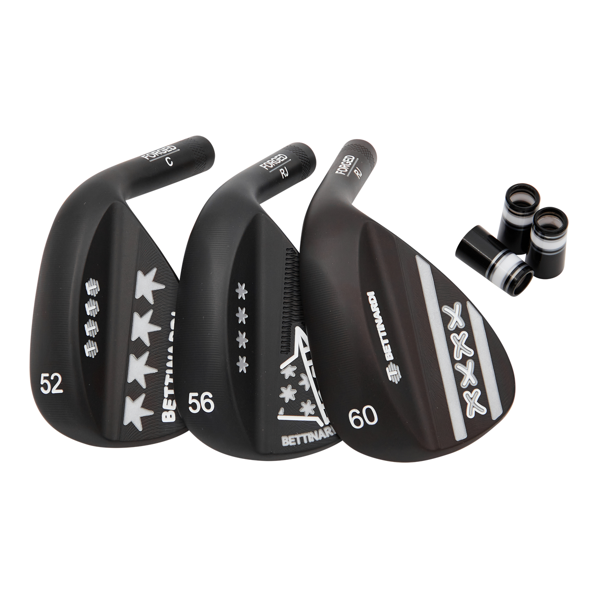 Chi-Town Wizard Nitro Black Wedge Set (52, 56, 60)