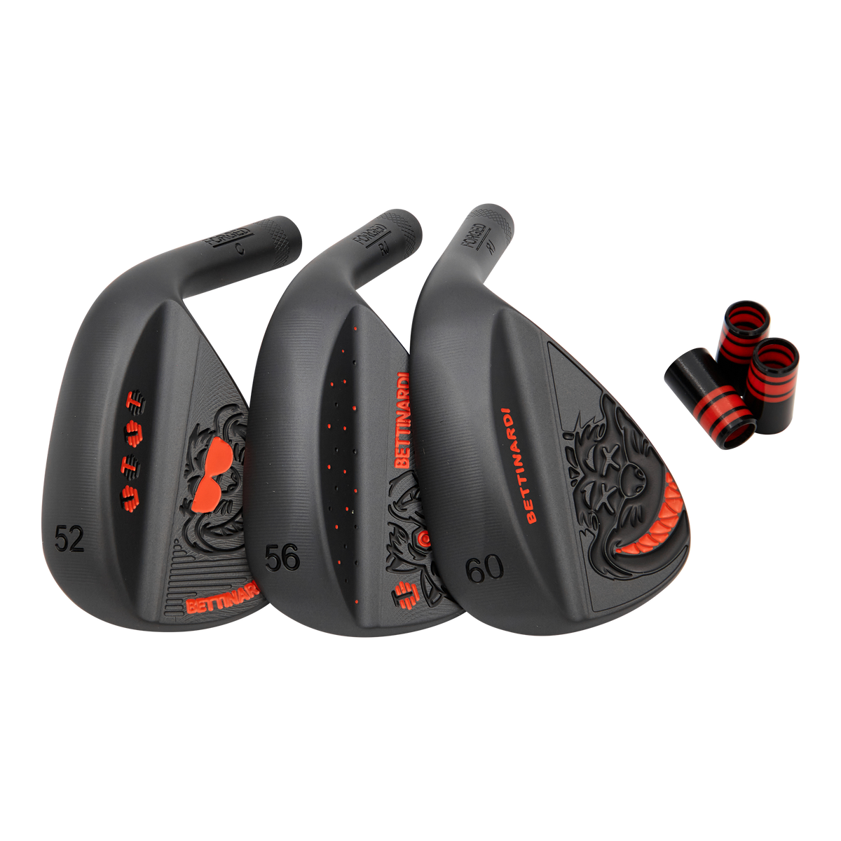  COLLECTION BB WEDGE BLACK 60° Fat Cat Black Ox Wedge Set (52, 56, 60) – Studio B