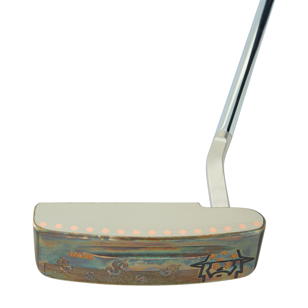 Money Eyes Wizard Steel Patina DASS QB Hexperimental Proto Putter