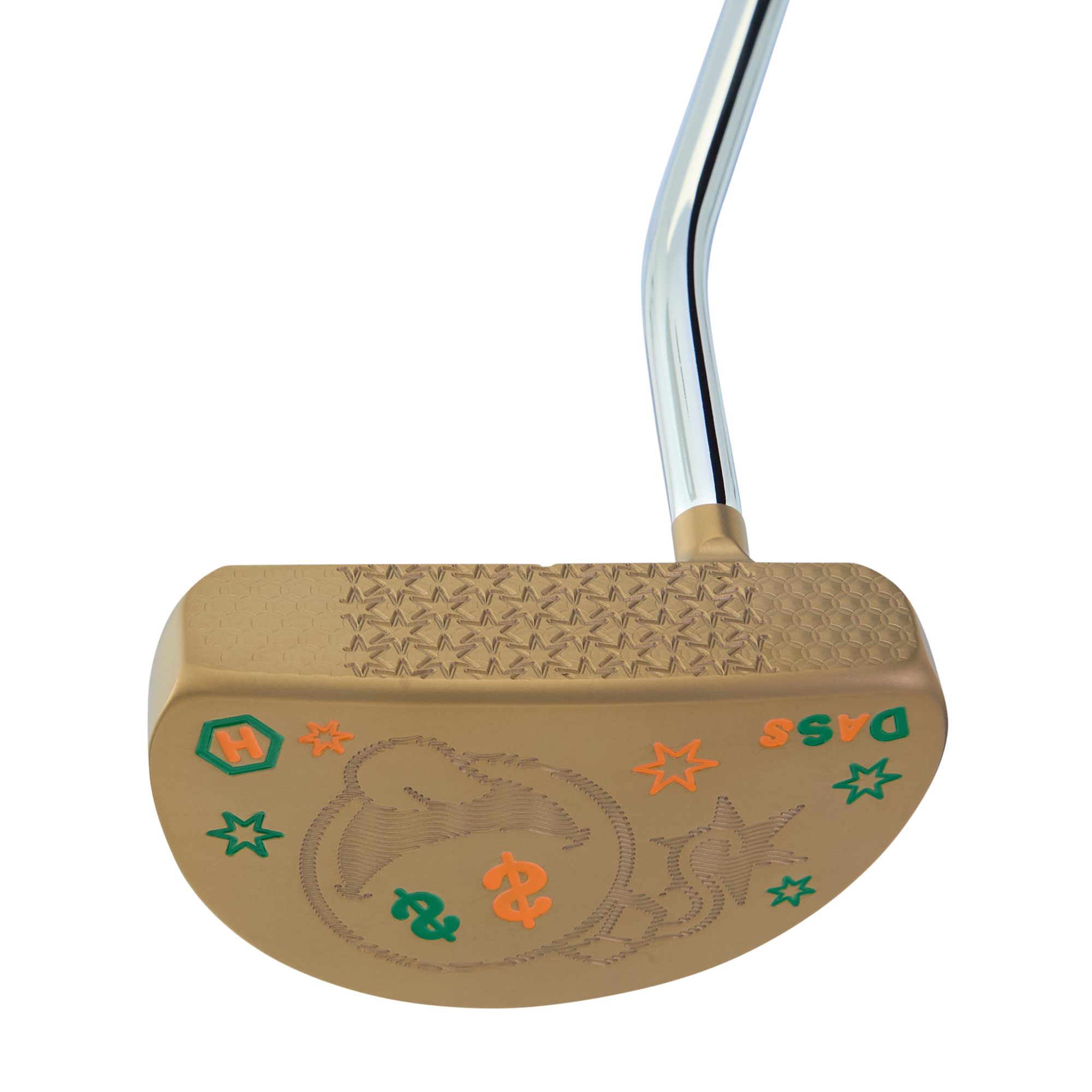 Gold Flame Money Eyes Bomb DASS SS16 Heavy Putter