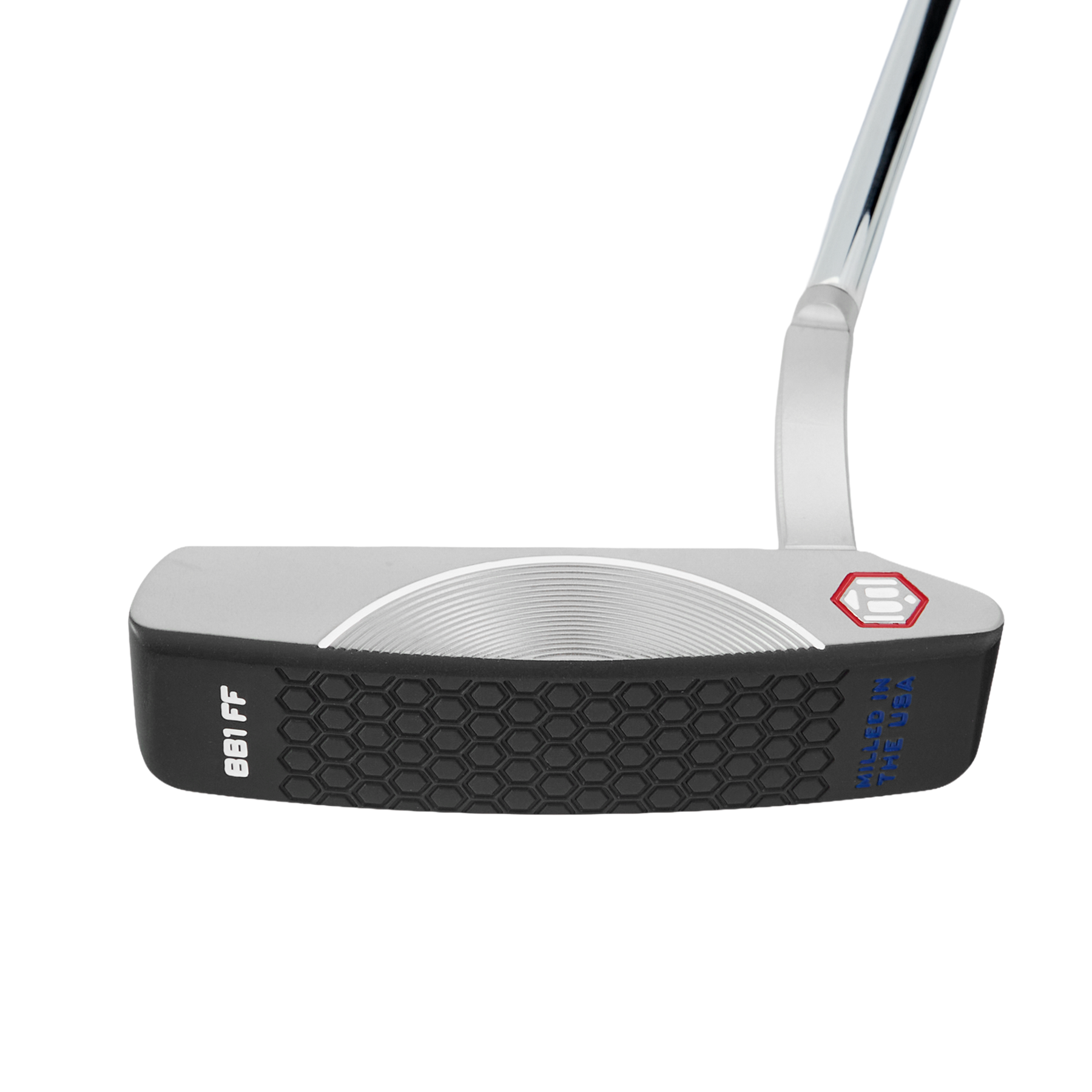 Bettinardi BB1 Fitz Flow blade putter - Fitz Face semi-circular milling pattern for soft feel and forward roll