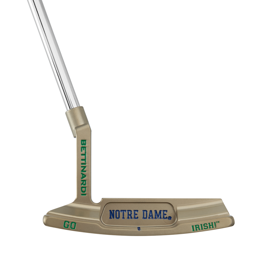 Notre Dame x Bettinardi BB8W Gold Flame Limited Run Putter