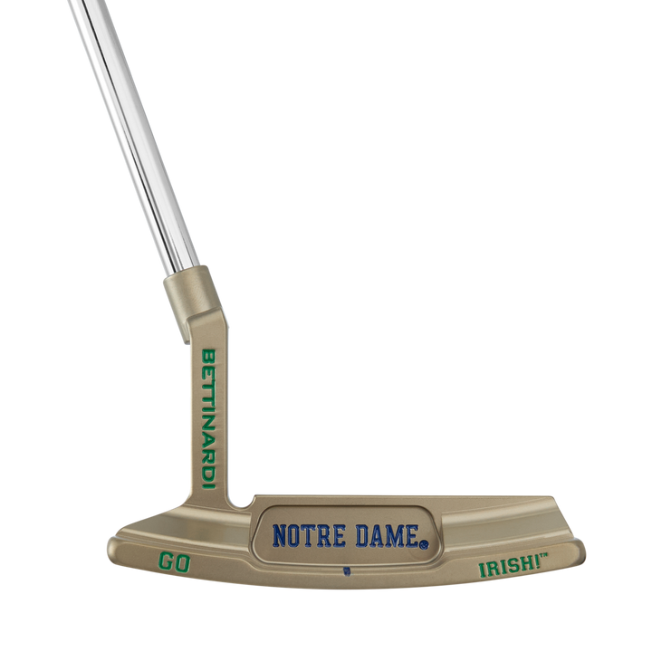 Notre Dame x Bettinardi BB8W Gold Flame Limited Run Putter