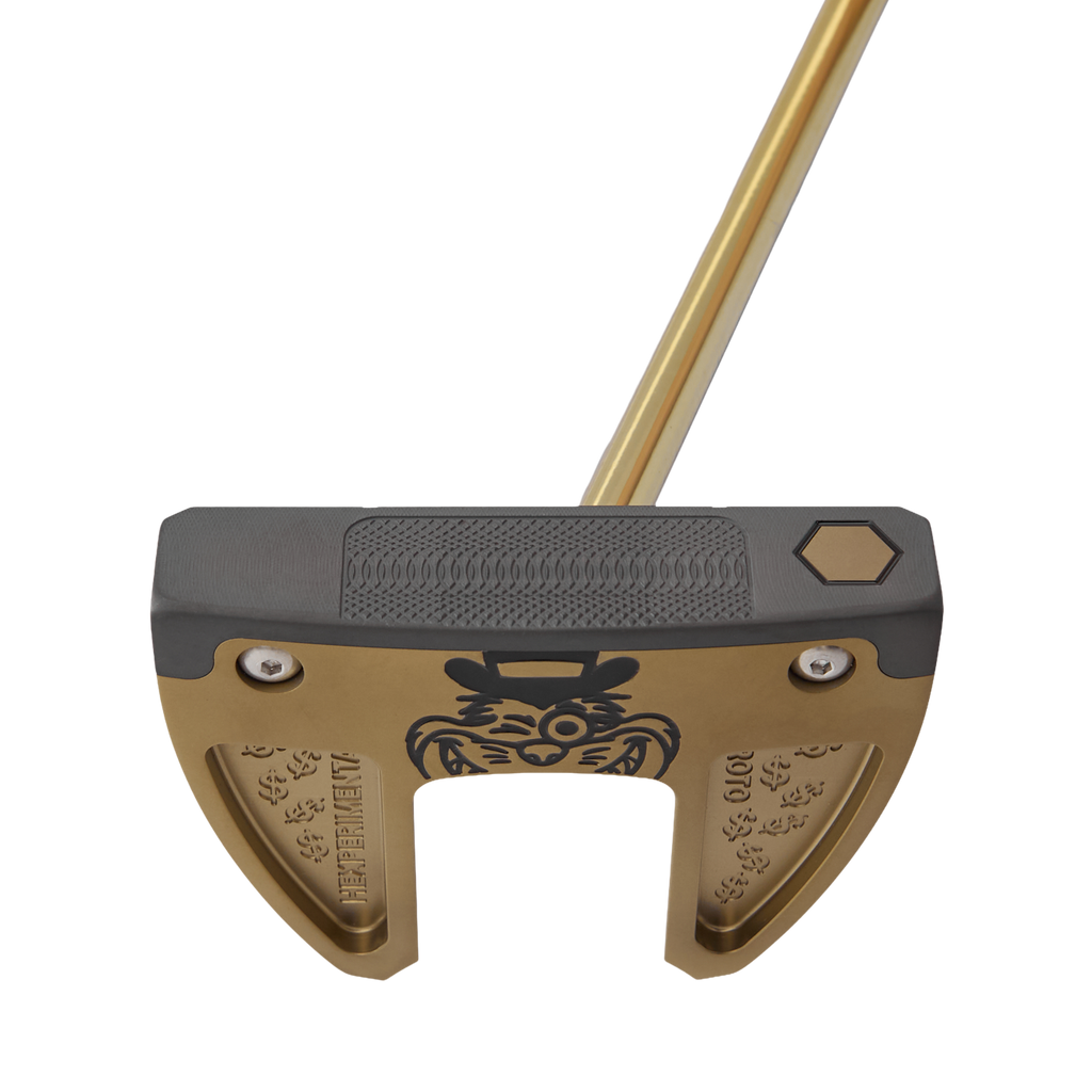 Ancien Putter Nomad B 25 En Laiton - Droitier, Vintage, Acier