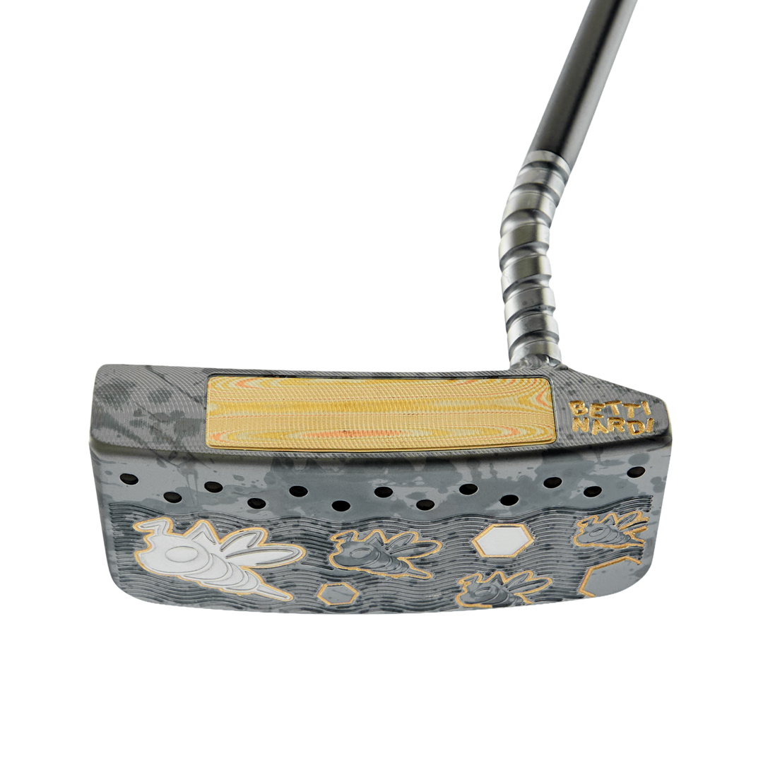 Gold Rush Stinger Black Acid Mokume DASS Queen B 6 1-of-1 Putter
