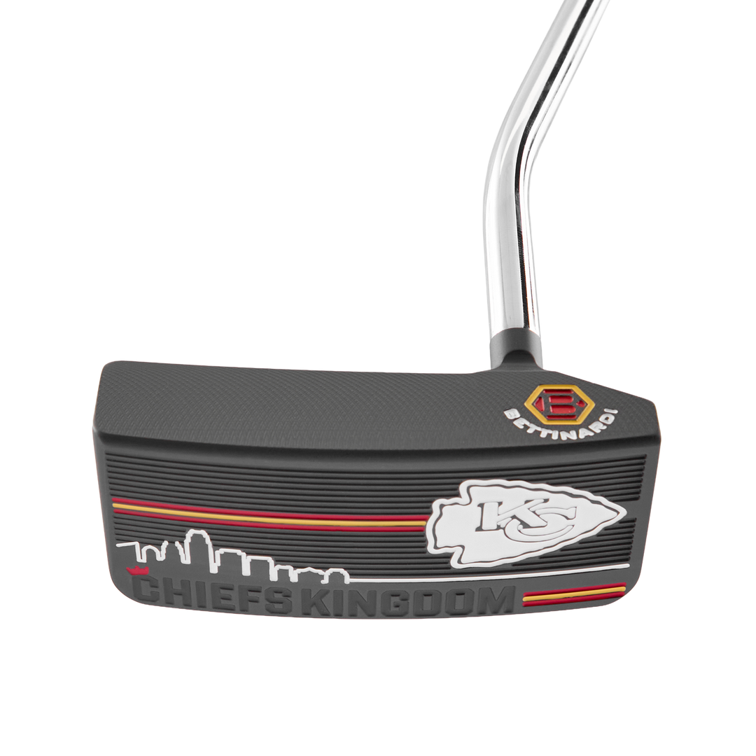 Kansas City Chiefs "Chiefs Kingdom" Black Ox Queen B 6 Putter