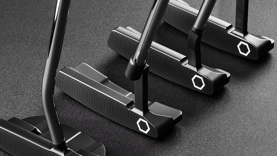 BB Series Putter Line with different neck styles