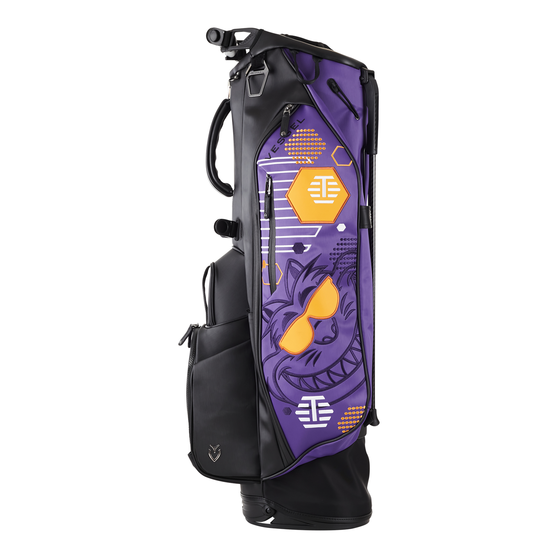 Vessel Player IV Stand Golf Bag 6-Way Black