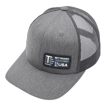Bettinardi T-Hive Patch Charcoal Mesh Snapback Hat