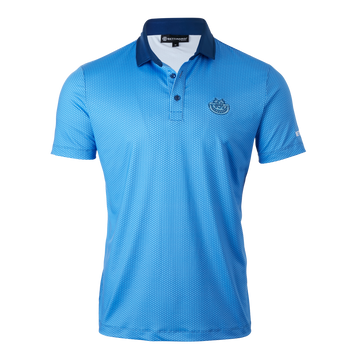 Exclusive Bettinardi x Redvanly Hive Print Fat Cat Performance Polo - front