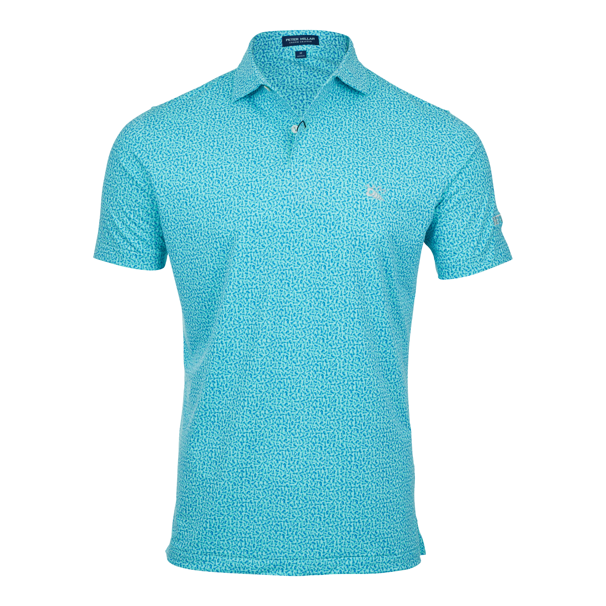 Bettinardi Peter Millar Stinger Checkmate Performance Polo - front