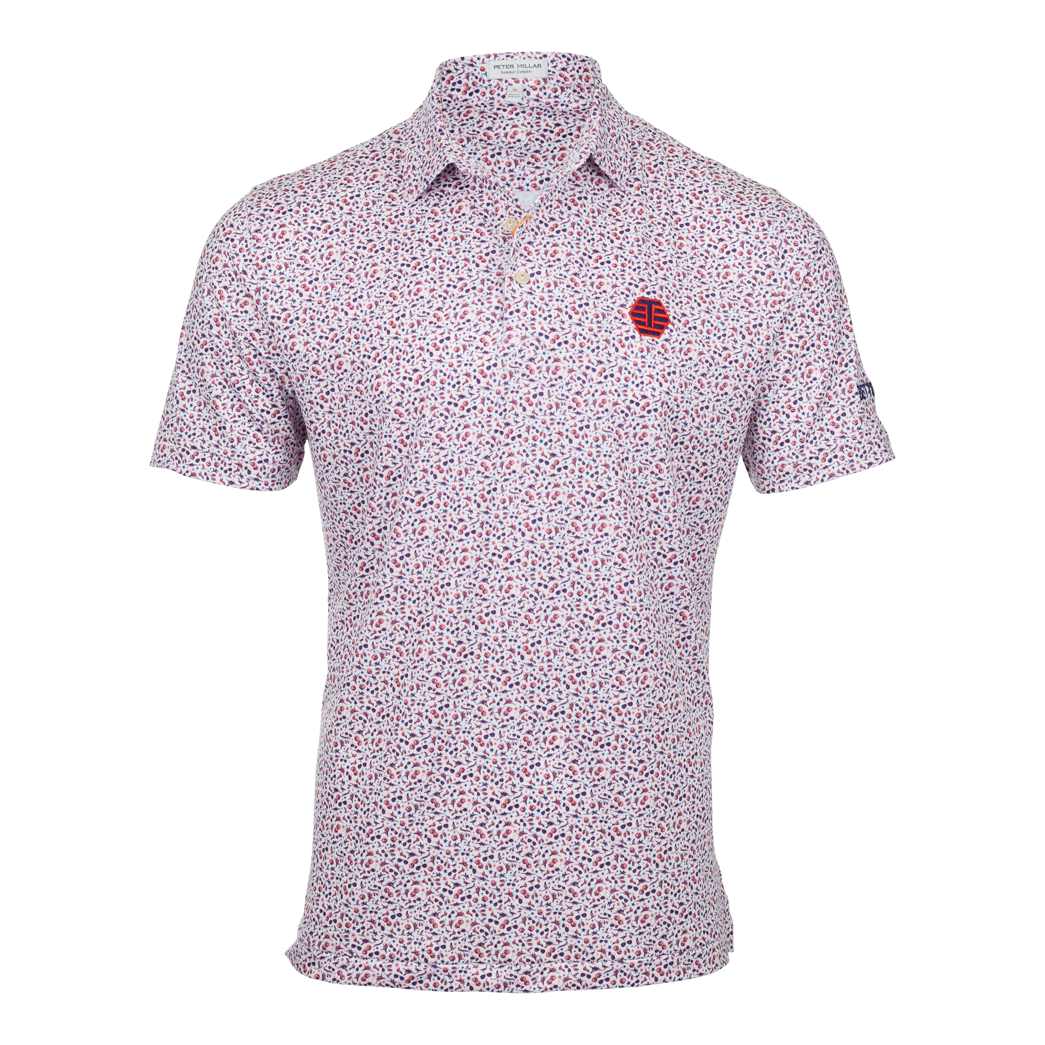 Bettinardi Peter Millar T-Hive Aviation Performance Polo - front