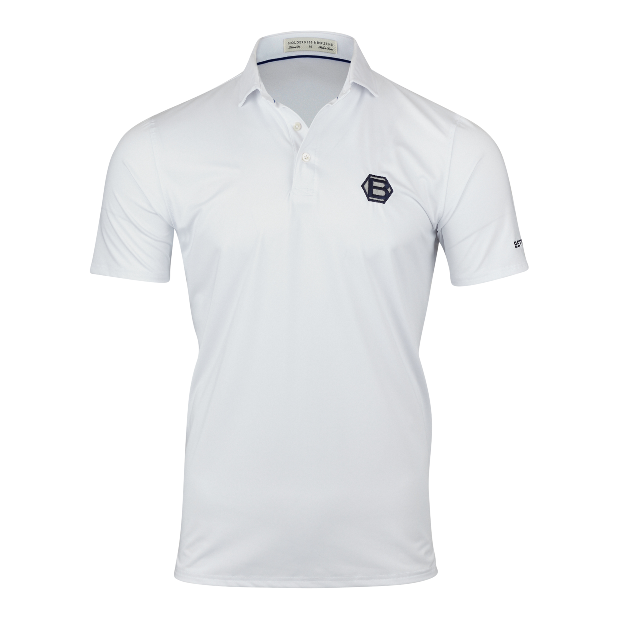 Bettinardi Holderness & Bourne Hex B Anderson Polo (White) - front