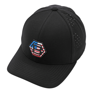 Bettinardi American Hex B Black Snapback Performance Hat