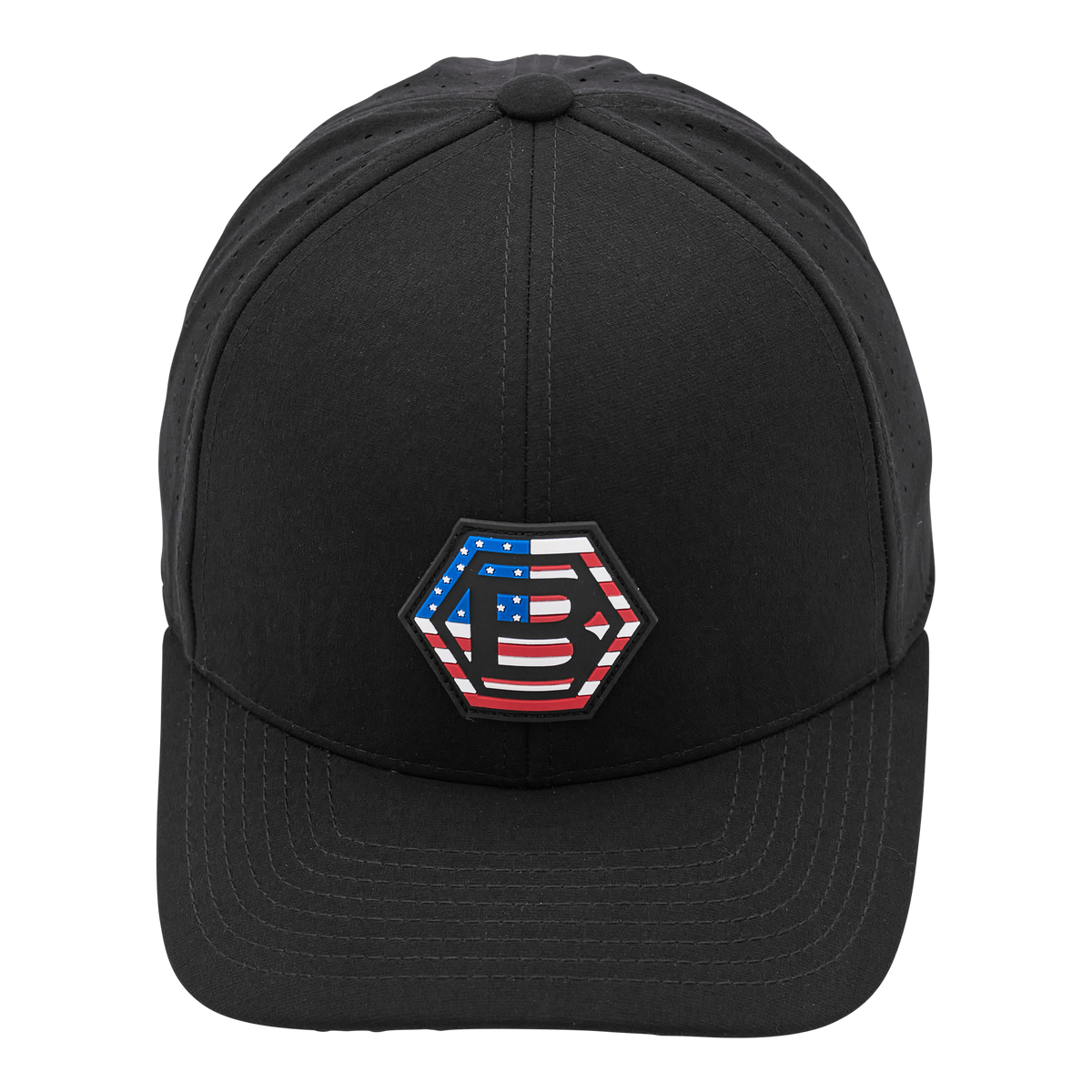 Bettinardi American Hex B Black Snapback Performance Hat | Bettinardi ...