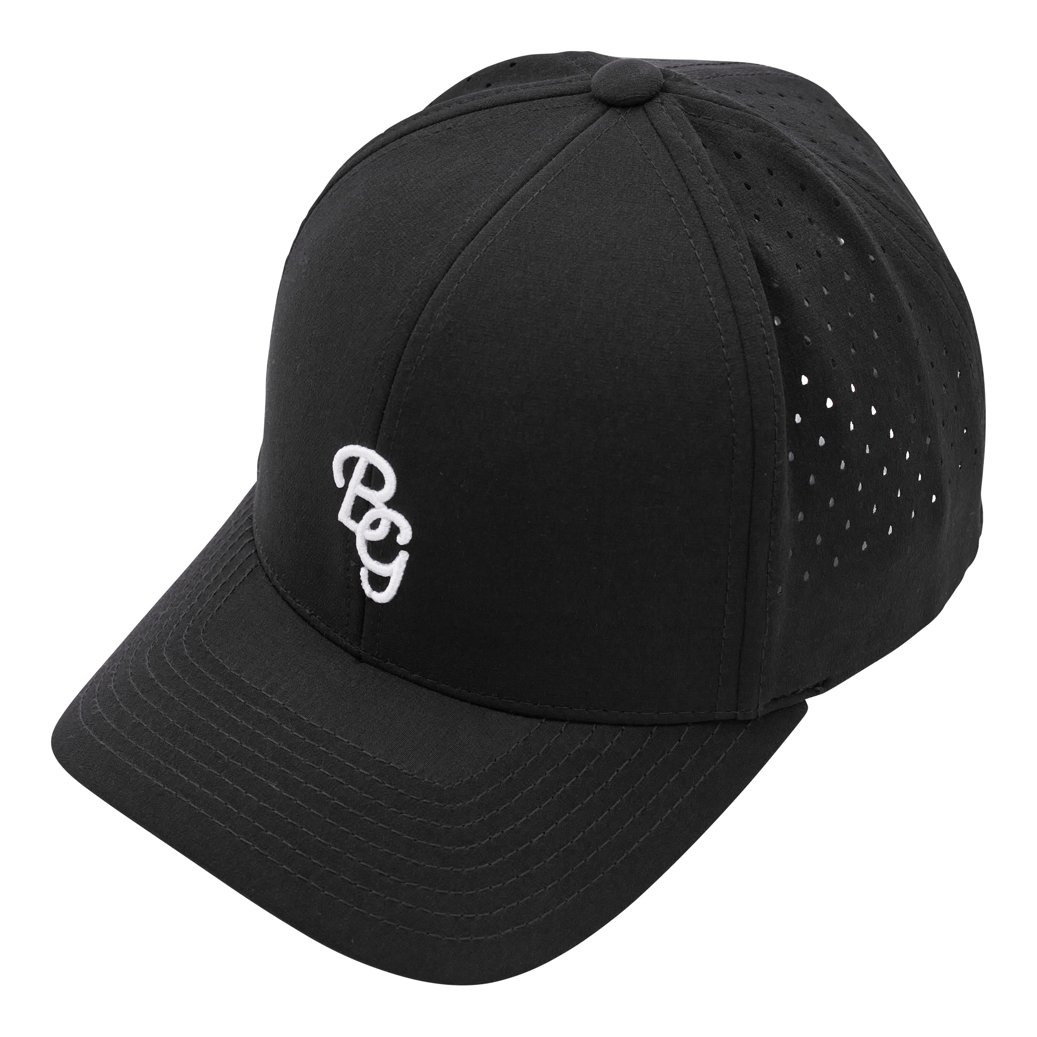 Bettinardi BG Initials Black Fitted Performance Hat