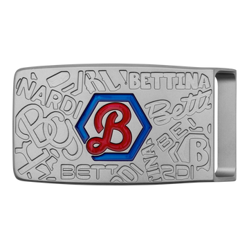 Bettinardi Multi Wordmark Milled Belt Buckle-front