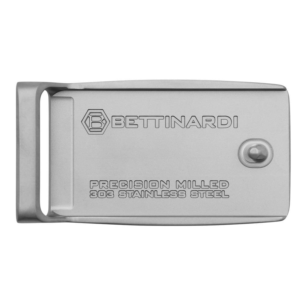 Bettinardi Multi Wordmark Milled Belt Buckle-back
