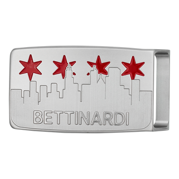 Bettinardi Chicago Skyline Milled Belt Buckle - front