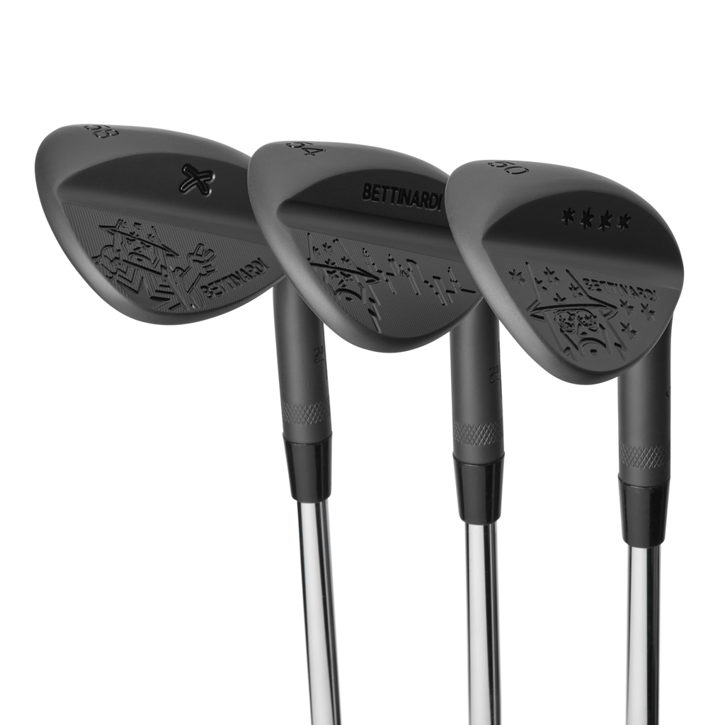 Windy City Wizard Blackout Wedge Set (50°, 54°, 58°) | Bettinardi