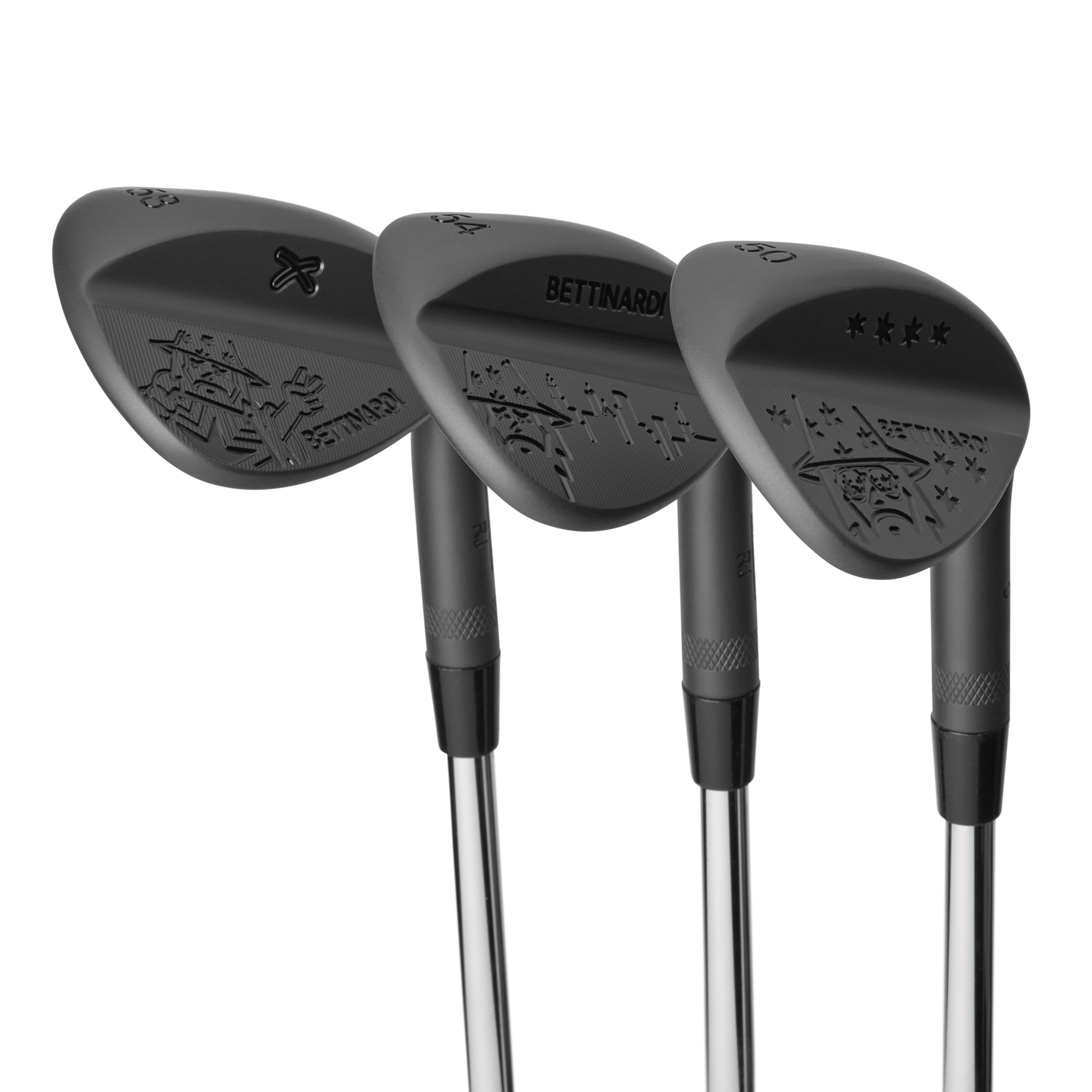 Windy City Wizard Blackout Wedge Set (50°, 54°, 58 Windy City Wizard Blackout Wedge Set (50°, 54°, 58