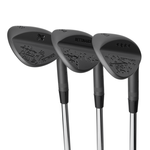 Windy City Wizard Blackout Wedge Set (50°, 54°, 58°) | Bettinardi