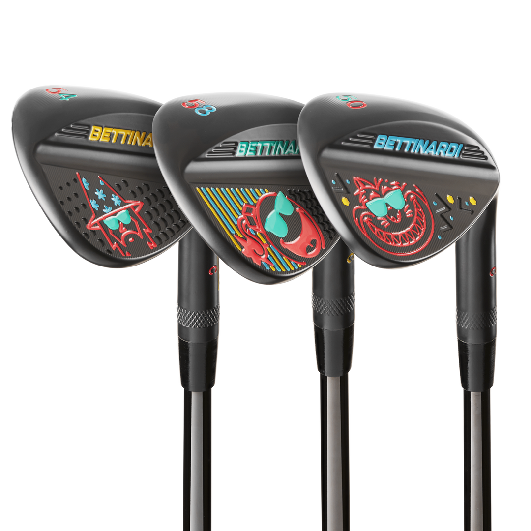 Bettinardi x NERF Black PVD Wedge Set (50°, 54°, and 58°) - main