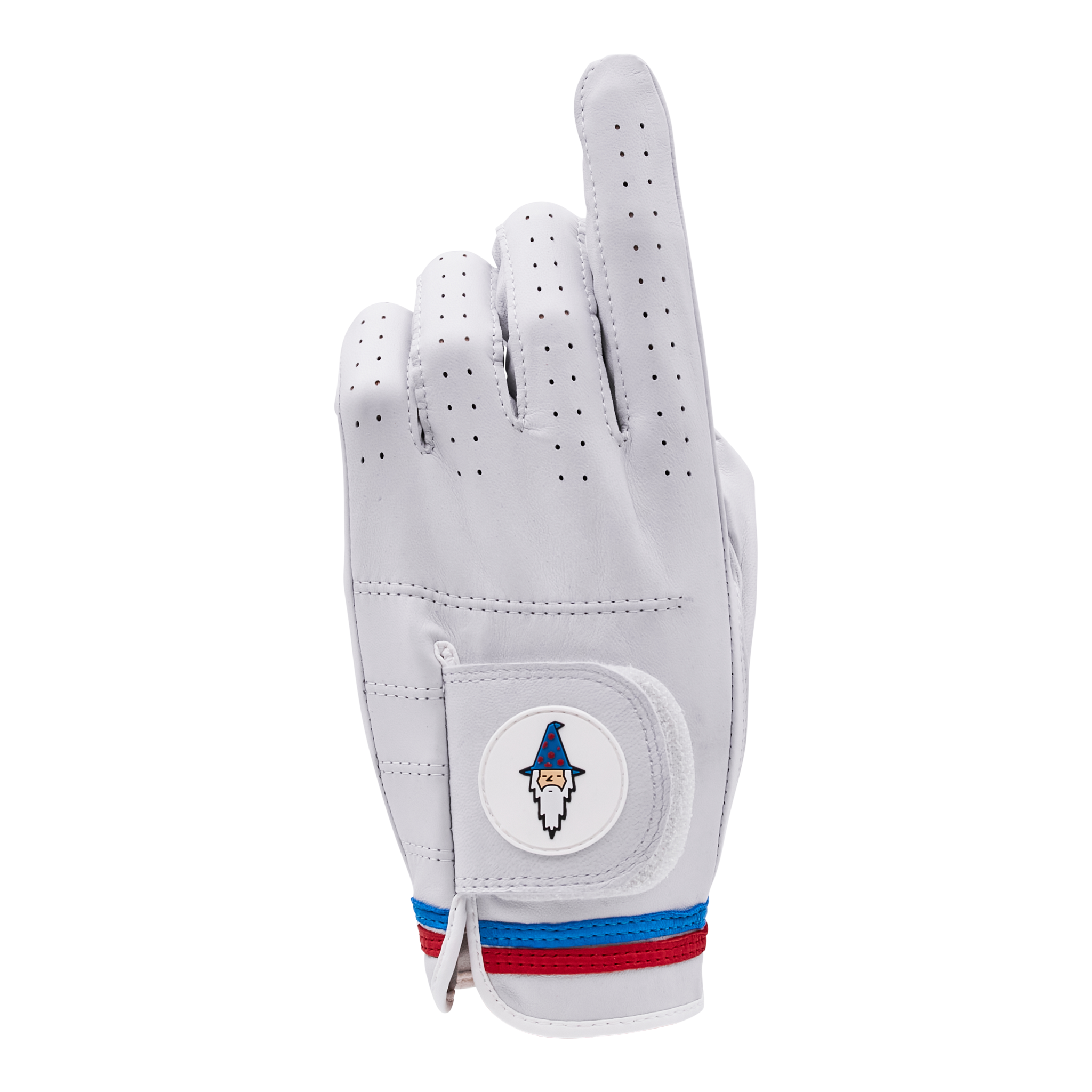 Windy City Wizard Premium Golf Glove - Left Hand (For Righties) - back