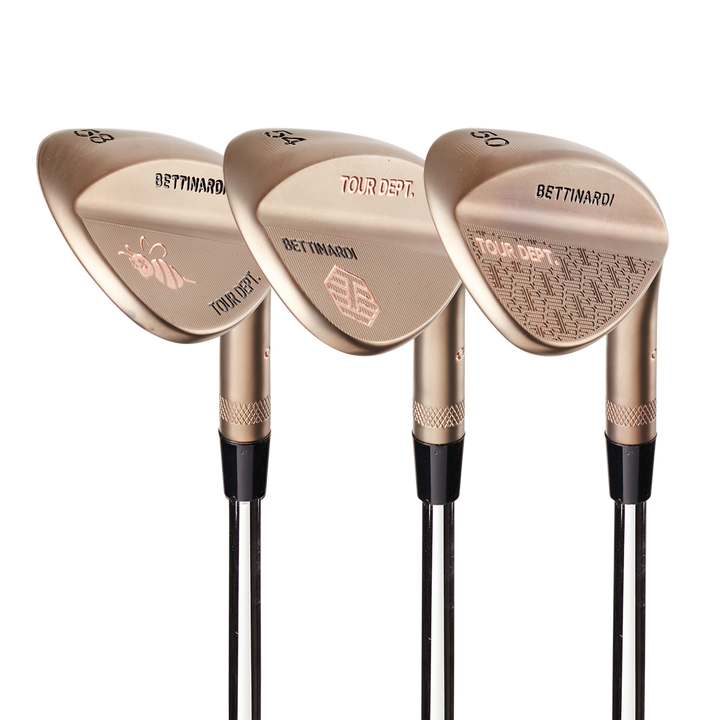 T-Hive Stinger Tour Dept. Gold Flame Wedges (50°, 54°, and 58
