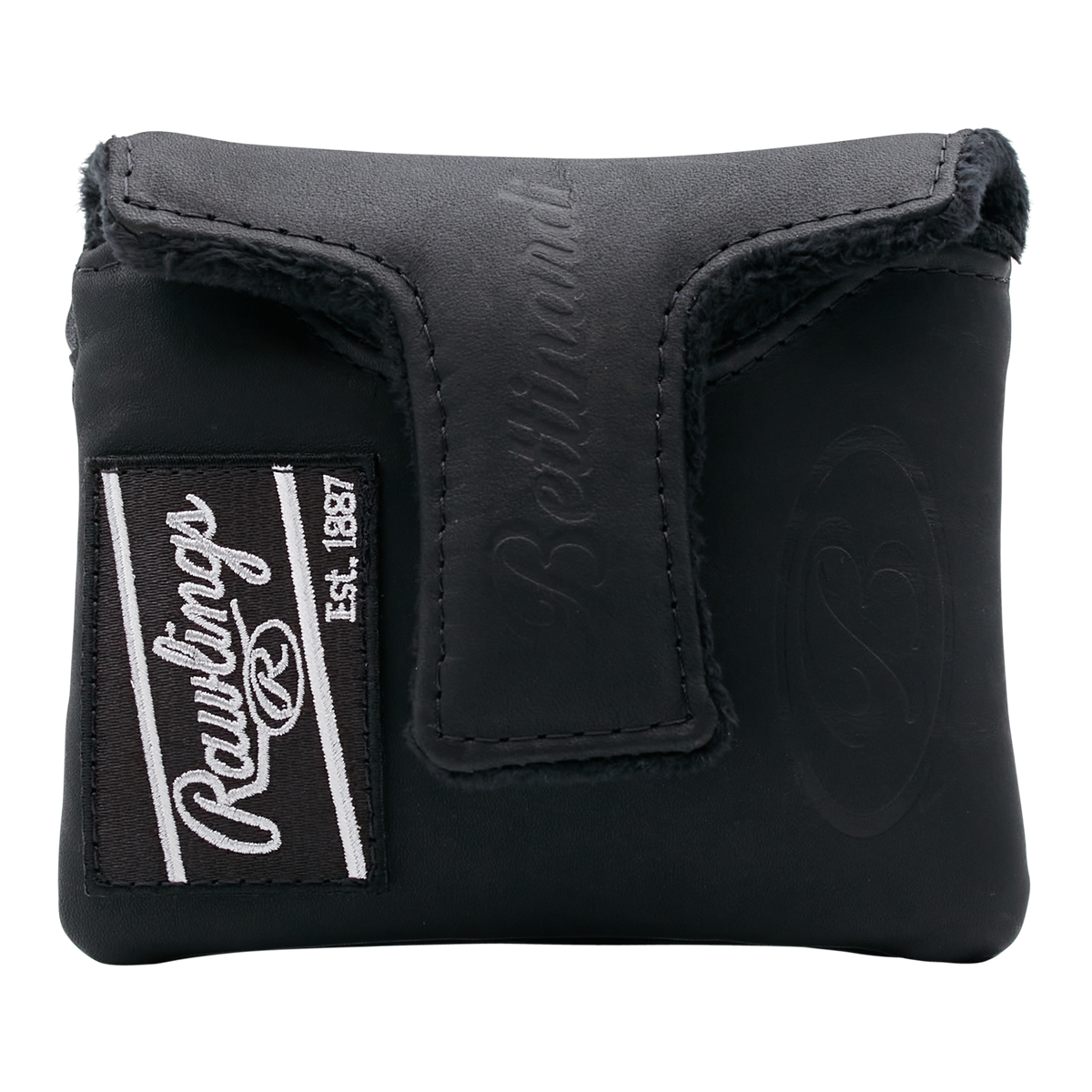 Bettinardi x Rawlings Genuine Horween Leather Black Mallet Putter Head