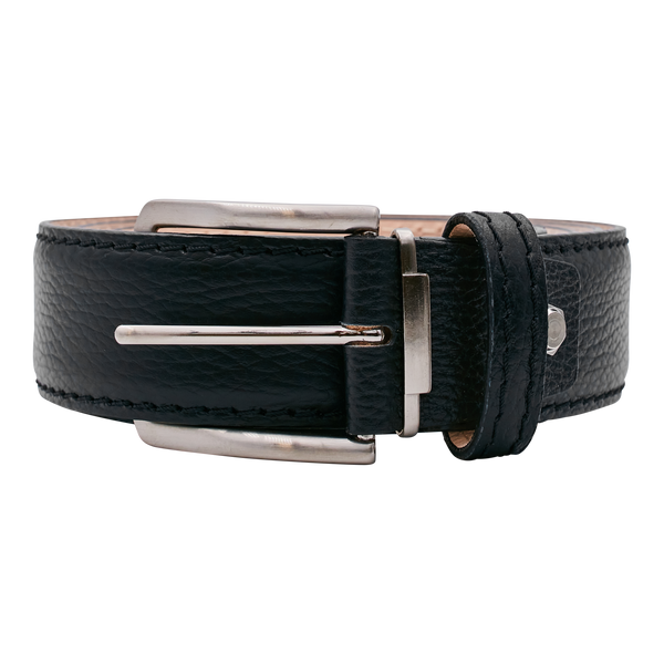 Bettinardi Handmade Genuine Italian Pebble Grain Belt (Black