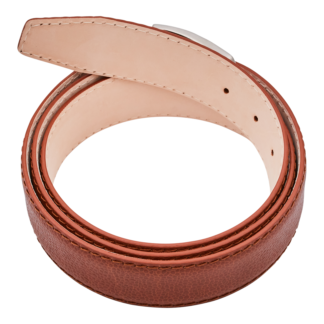 Bettinardi Handmade Genuine French Pebble Grain Belt (Cognac)