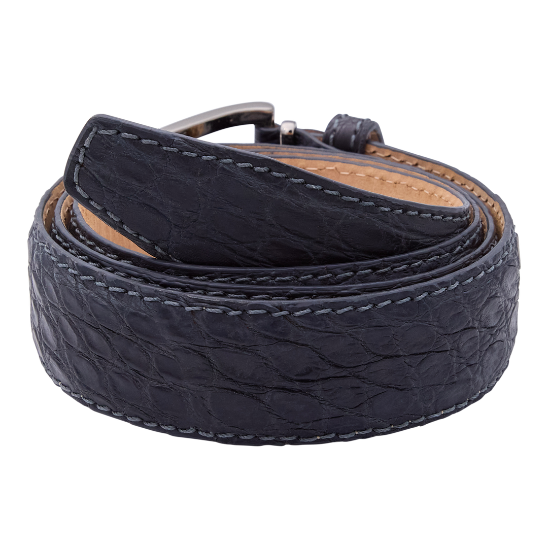 Bettinardi Handmade Matte Genuine American Alligator Skin Belt