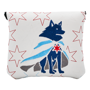 Bettinardi x Greyson Windy City Wolf Mallet Putter Headcover - front