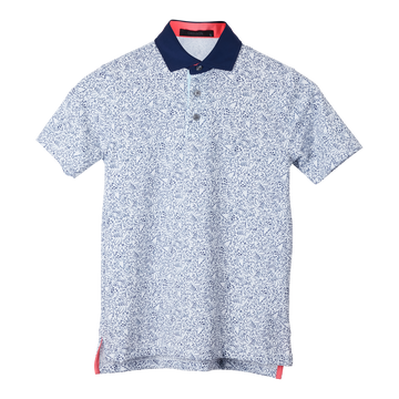 Exclusive Bettinardi x Greyson Multi-Icon Print Performance Polo (Kid’s) - front