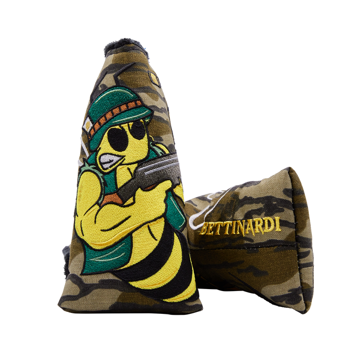 2023 Social Killer Bee Camo Blade Headcover | Bettinardi Golf