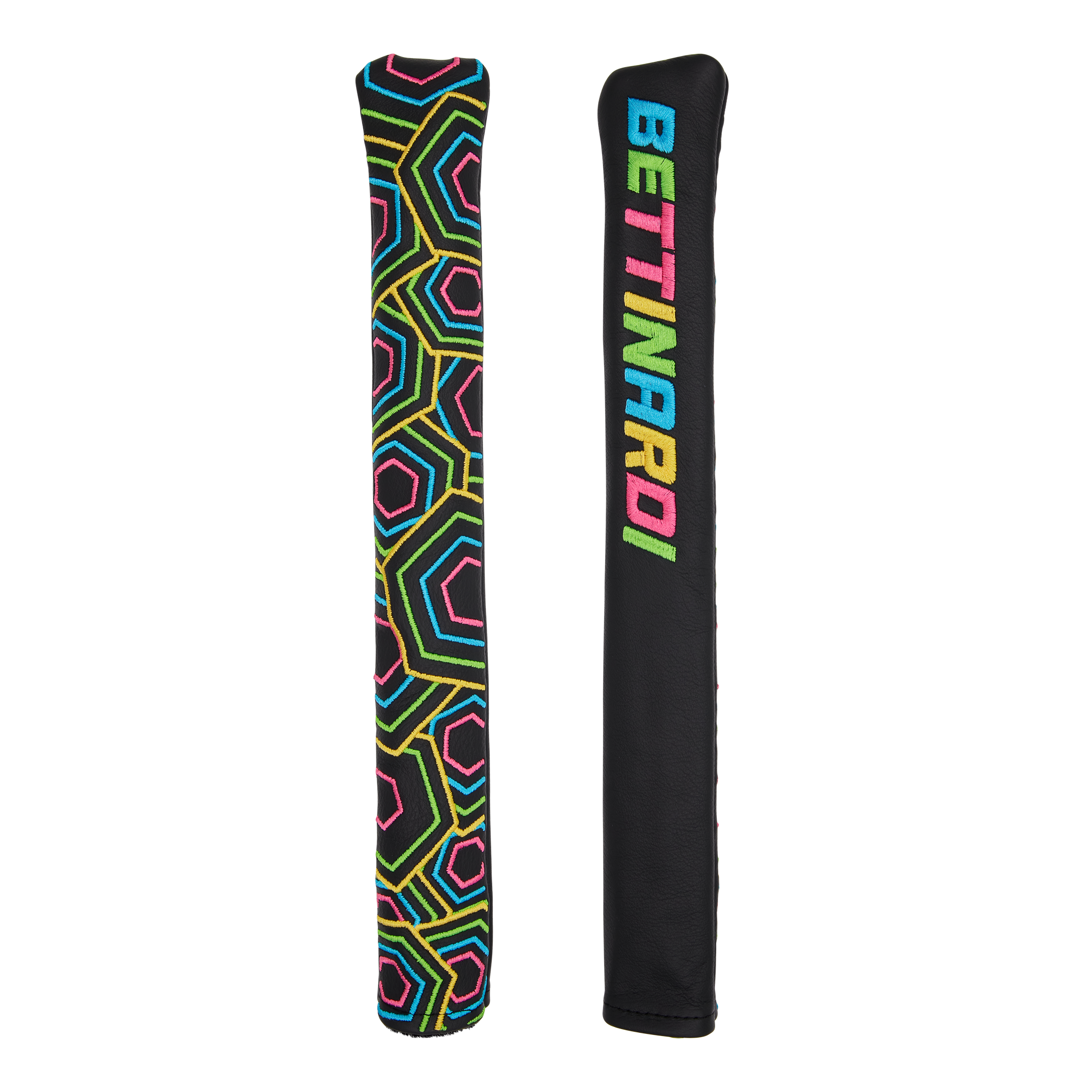 Bettinardi Neon Dialated Hexes Alignment Stick Cover-front and back