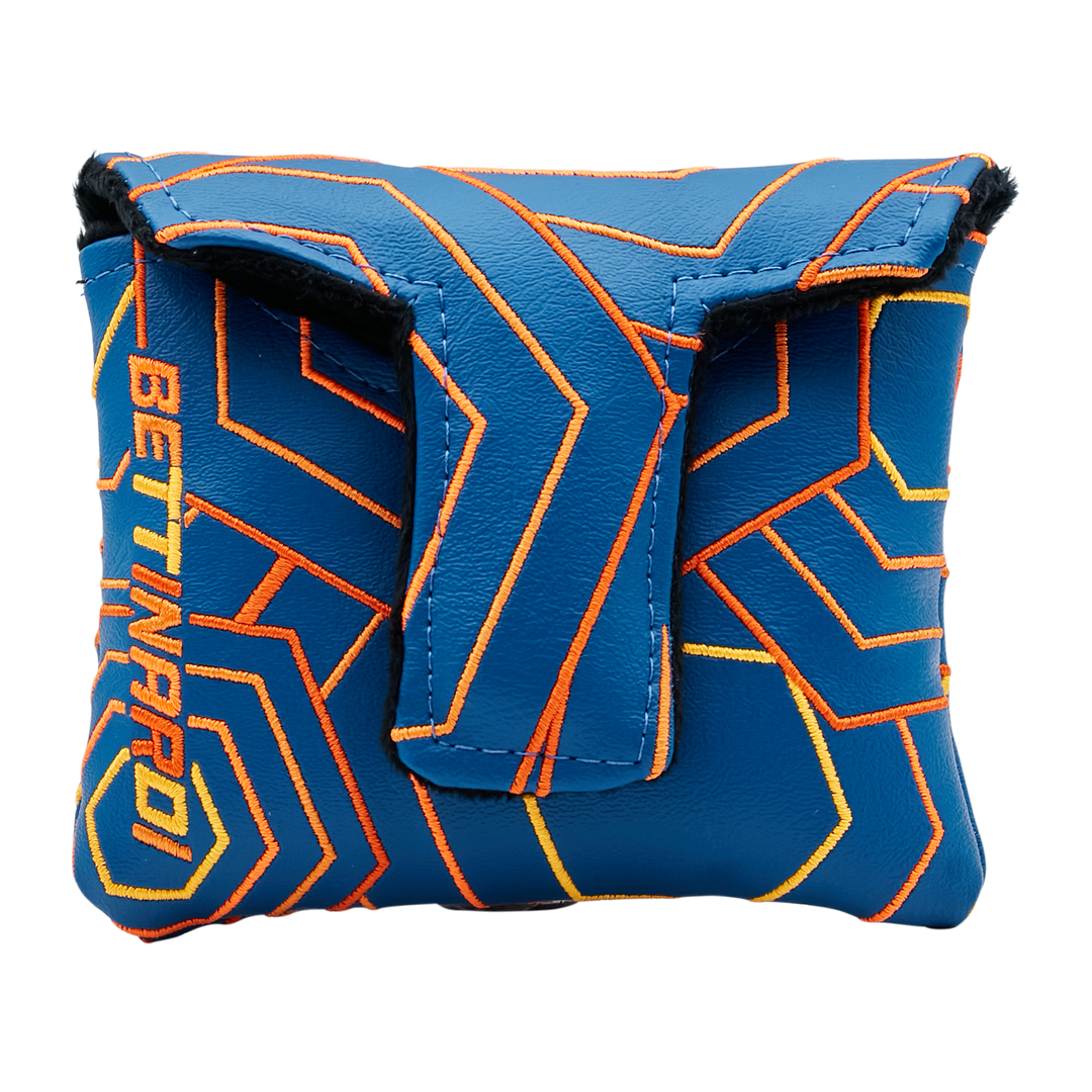 Bettinardi Orange & Blue Dilated Hexes Mallet Headcover